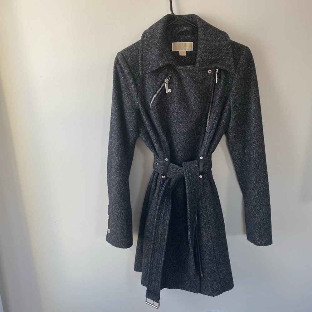 Gray Wool Coat - image 4